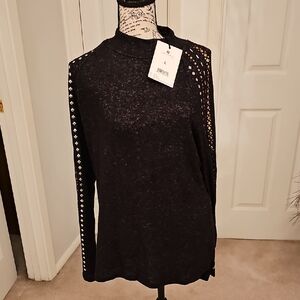 Chic Black Women's Turtleneck Sweater